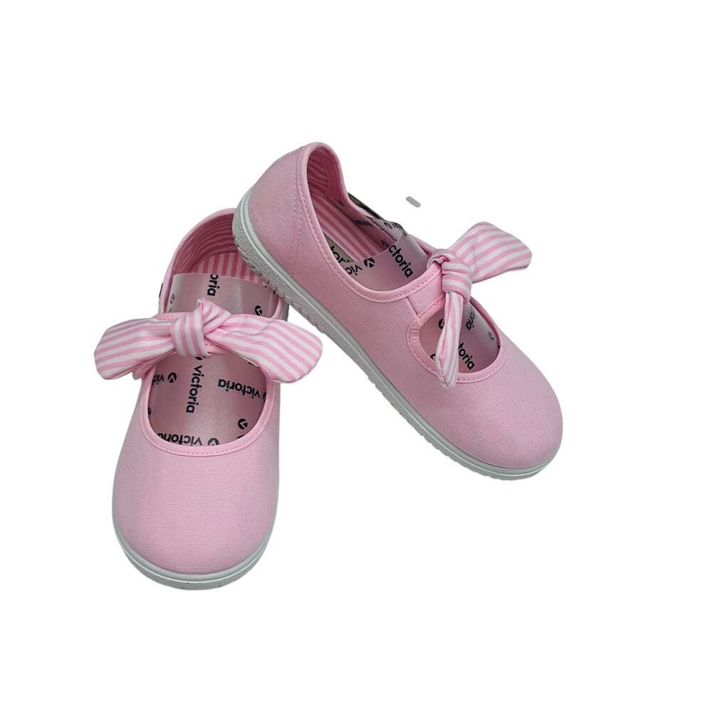 NWT Victoria Size 29 (US 11.5) Rose Pink Mary Janes with Bow